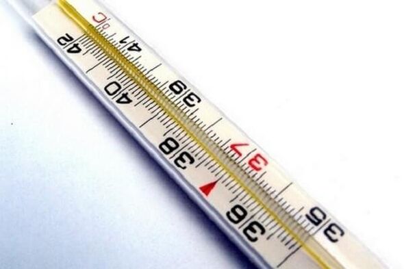 A temperatura com prostatite