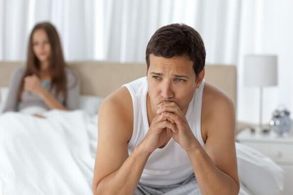impotência em um homem com prostatite