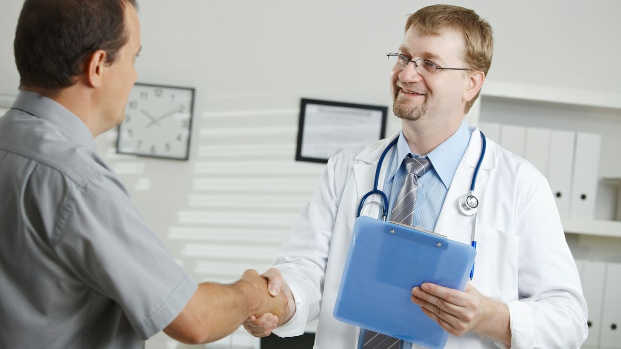 consulta com um especialista em prostatite